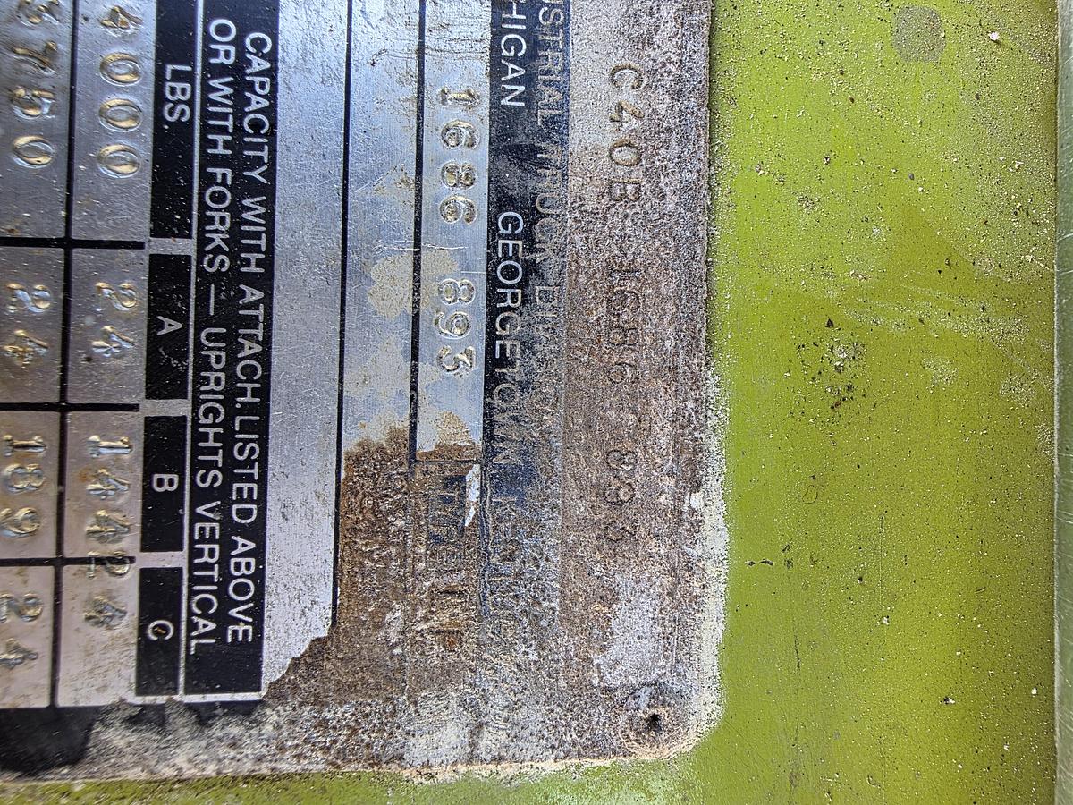 Used forklift