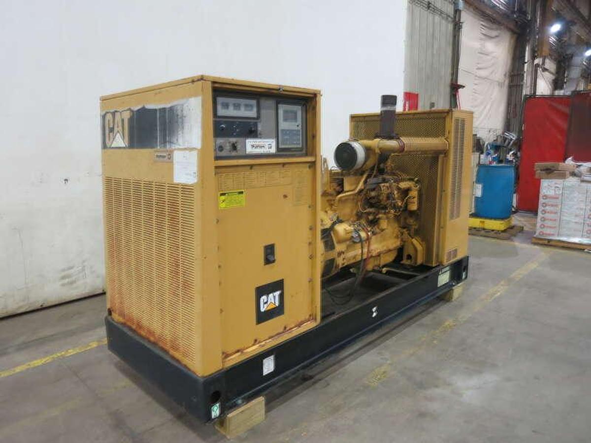 Used Used Caterpillar 3306B Diesel Generator, 1102 Hrs 250 kW