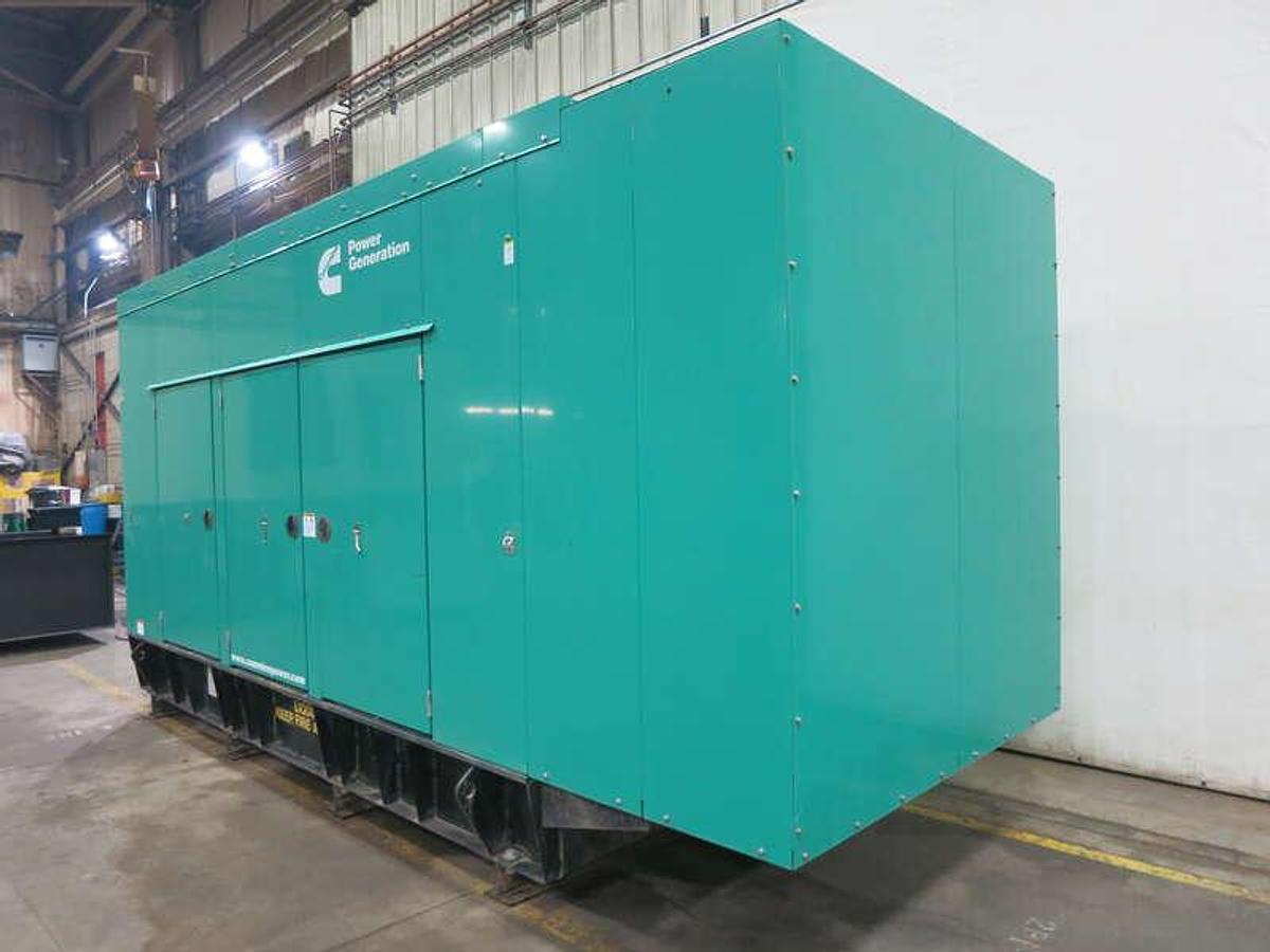 Used Used Cummins DQDAA QSL9-G7 Diesel Generator, 193 Hrs, EPA Tier 3  250 kW