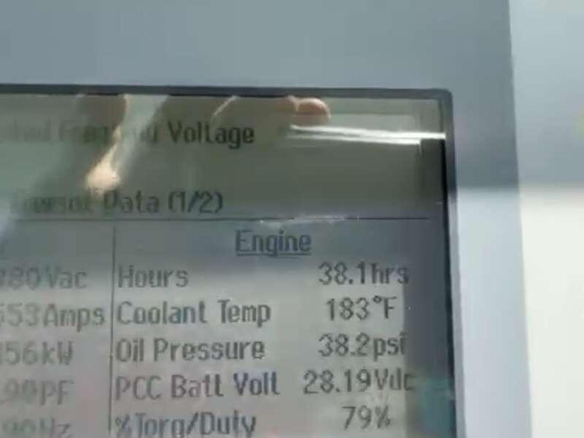 Used Used Cummins DFEJ QSX15-G9 NR2 Diesel Generator 38 Hrs EPA Tier 2 450 kW