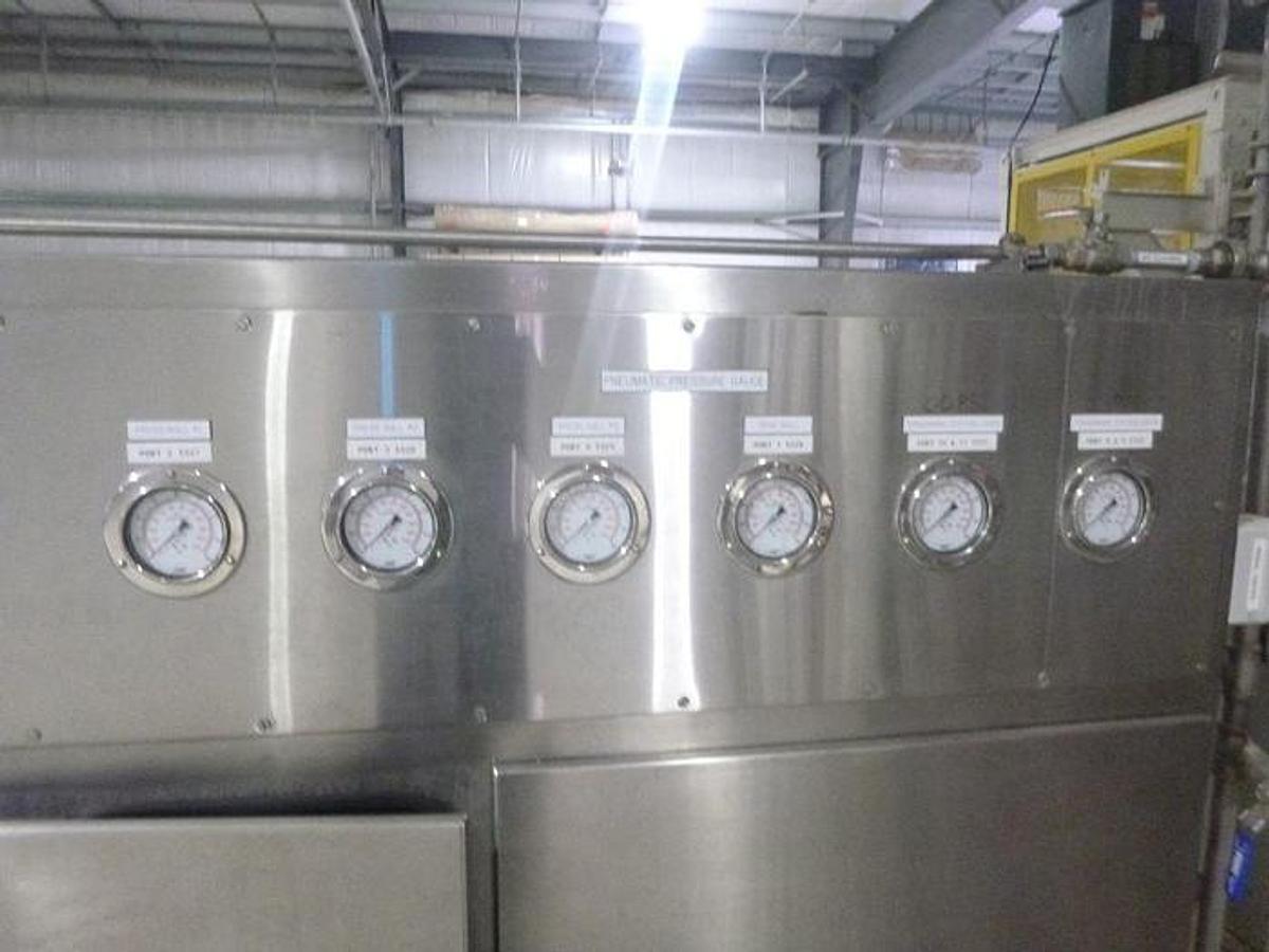 Used 2.5M PRESS TECHNOLOGIES - HYMAC WETLAP MACHINE MODEL 100 HP-SF WITH HEAVY DUTY PRESS COMPLETELY REBUILT 2018