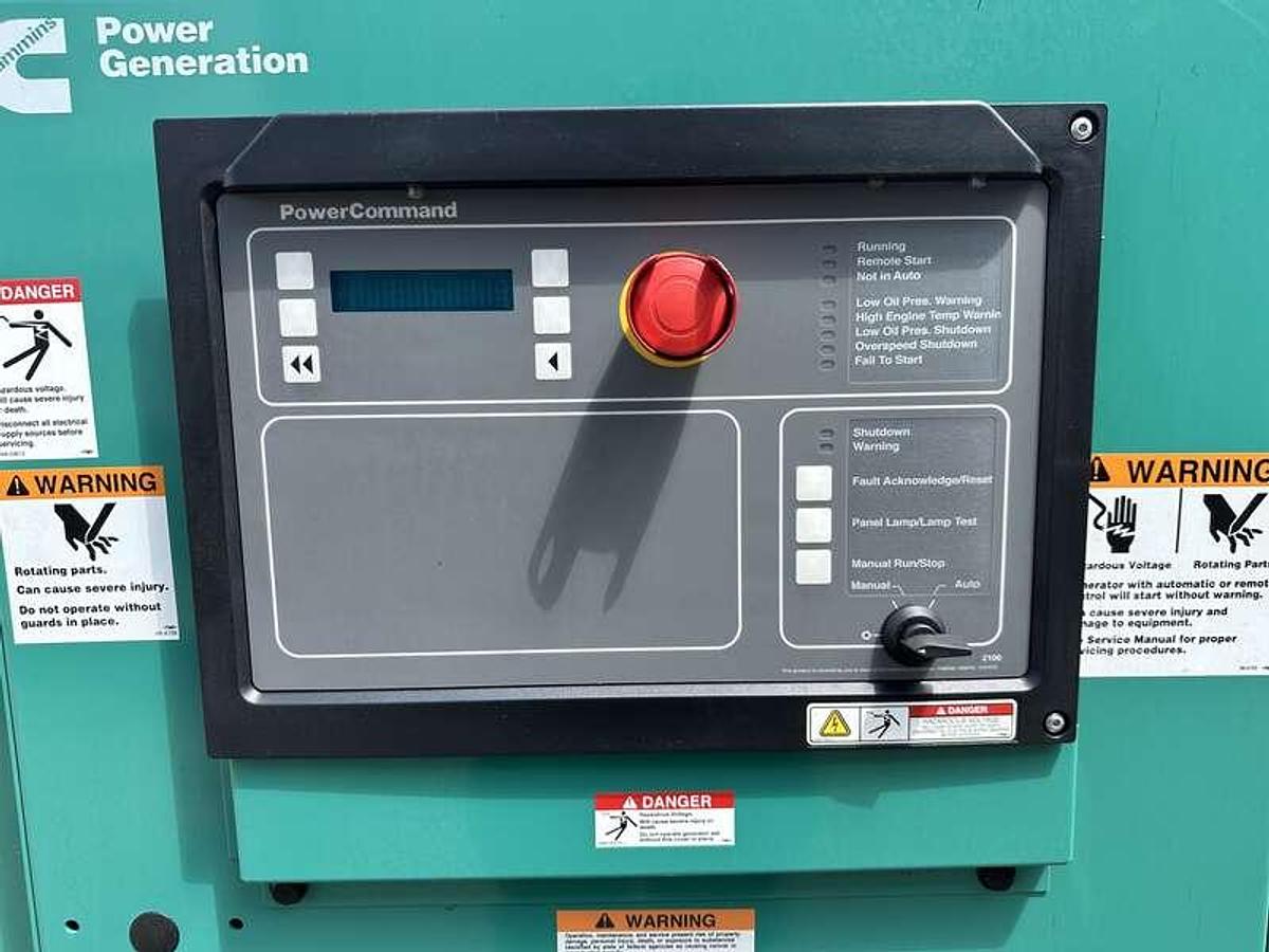 Used Cummins DQDAC QSL9-G7 Diesel Generator, 291 Hrs, EPA Tier 3  300 kW