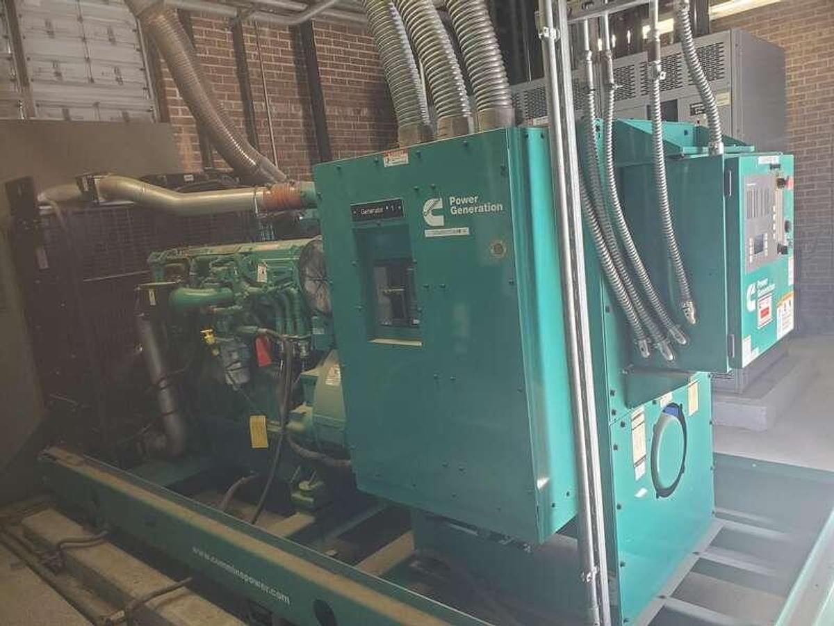 Used Used Cummins DFEK QSX15-G9 NR2 Diesel Generator 366 Hrs EPA Tier 2 500 kW