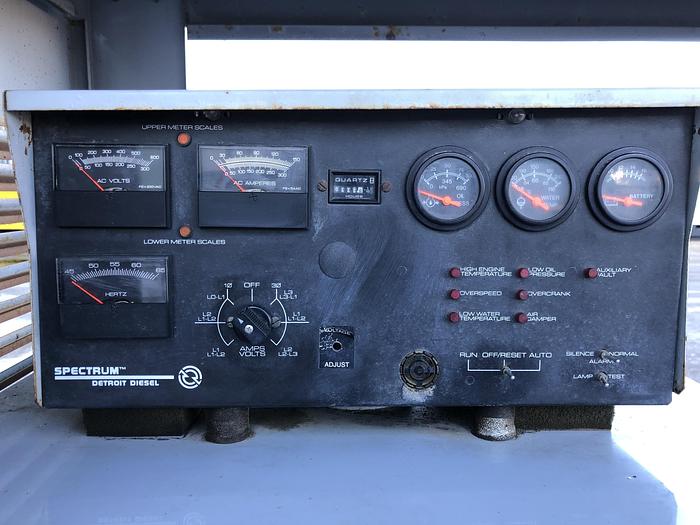 Used Used Detroit Diesel 50GS Natural Gas / Propane Generator 446 Hrs Single Phase, 49 KW