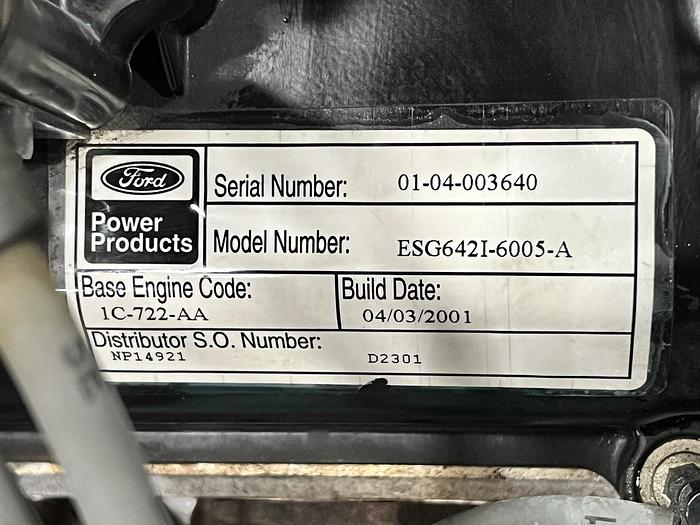 Used Used Cummins GGFD Natural Gas / Propane Generator, 375 Hrs, 35 KW