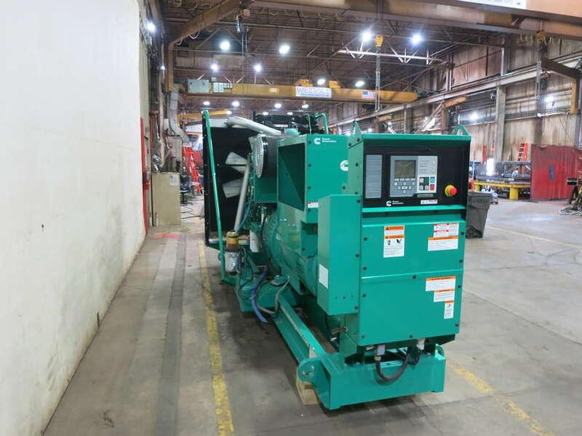 Used Used Cummins DQPAA QSK19-G8 Diesel Generator, 45 Hrs, EPA Tier 2  600 kW