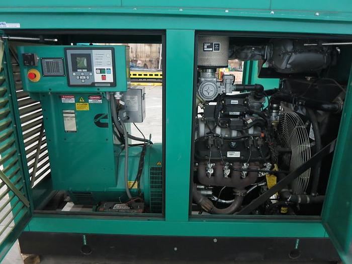 Used Cummins 150 kW standby natural gas generator set, model 150GFPA,