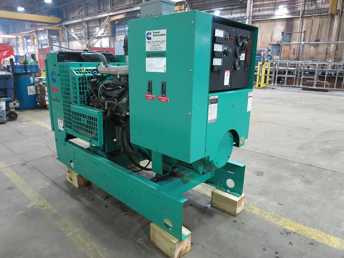 Used Used Cummins GGFD Natural Gas / Propane Generator, 375 Hrs, 35 KW