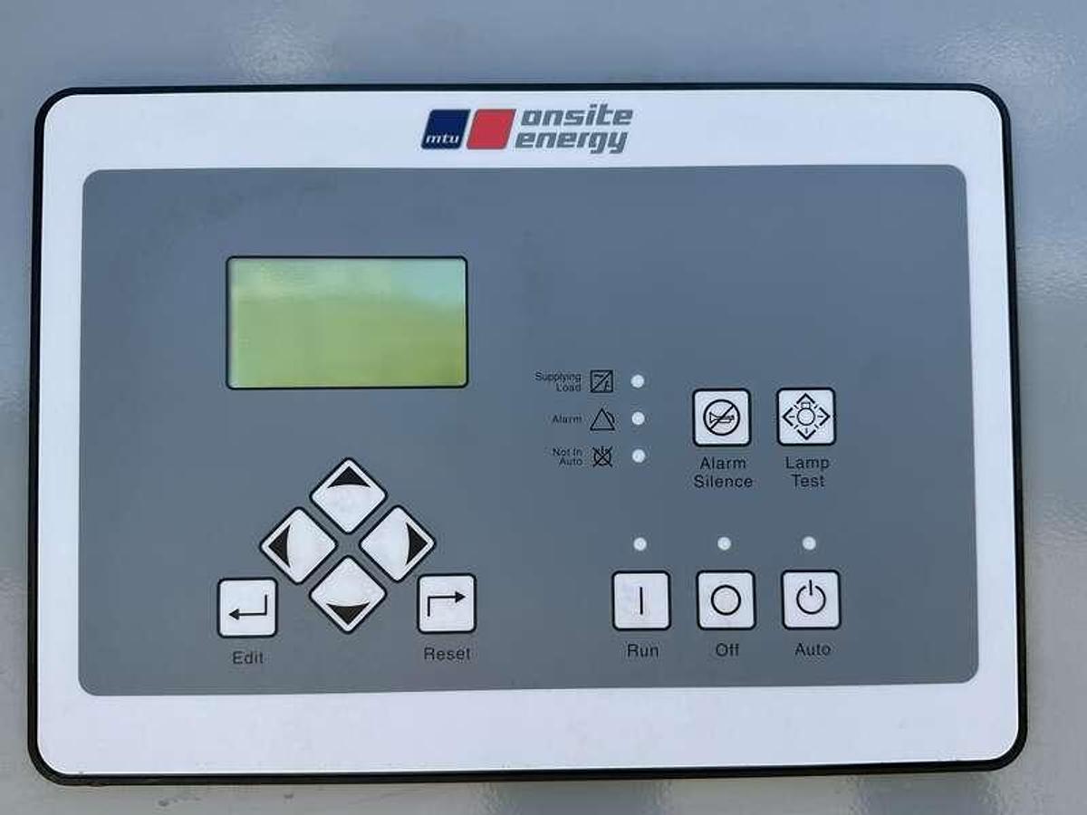 Used Used MTU DS600 12V1600G80S Diesel Generator, 293 Hrs, EPA Tier 2 600 kW