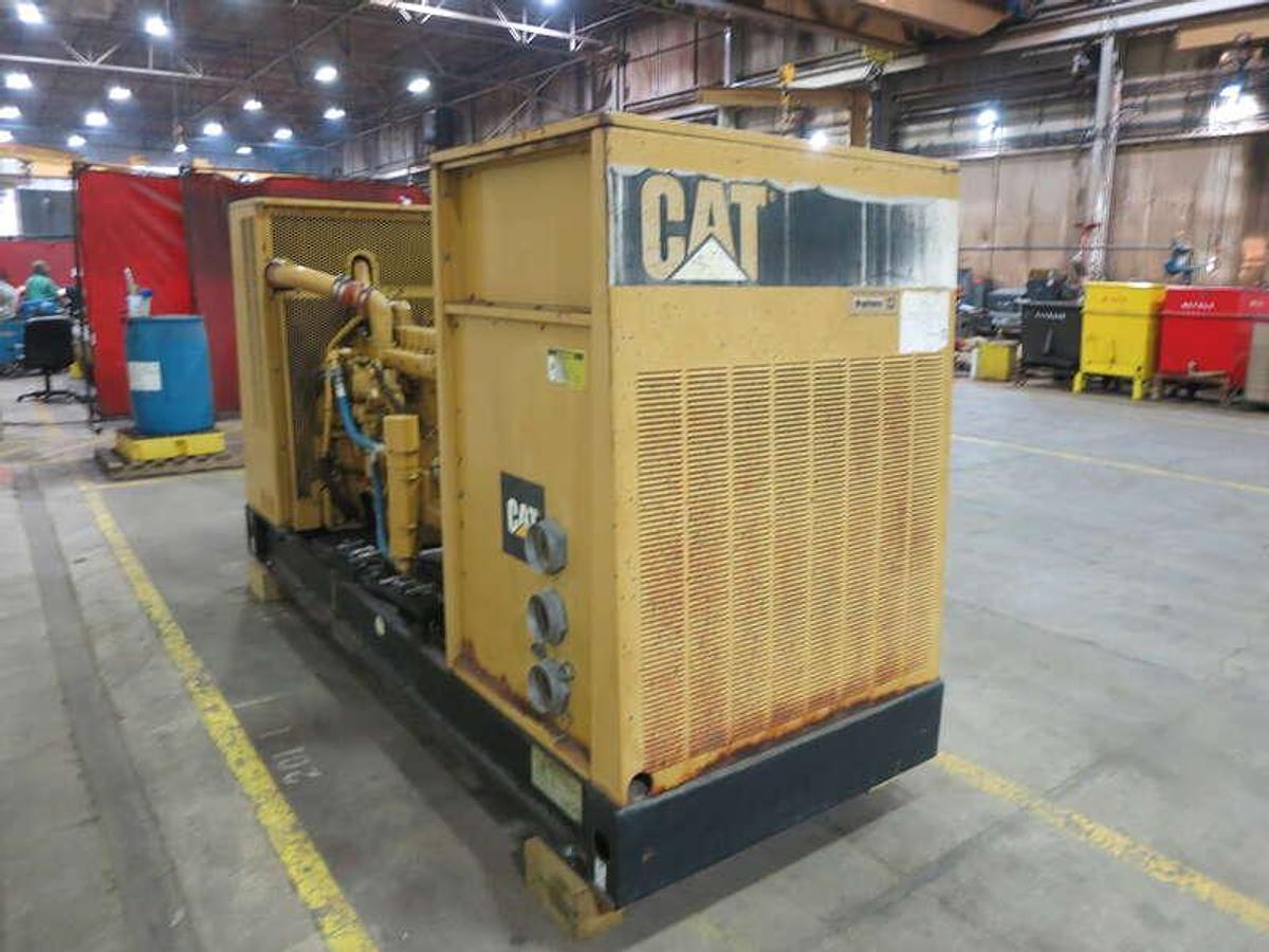 Used Used Caterpillar 3306B Diesel Generator, 1102 Hrs 250 kW