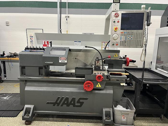 Used Haas TL-1 CNC Lathe, 2012 – Rigid Tapping, Expanded Memory, Haas 8M, Remote Jog Handle, Visual Quick Code
