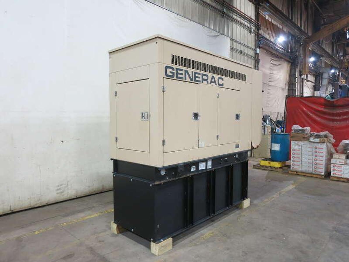 Used Used Generac SD060 Diesel Generator, 1552 Hrs Single Phase 60 kW