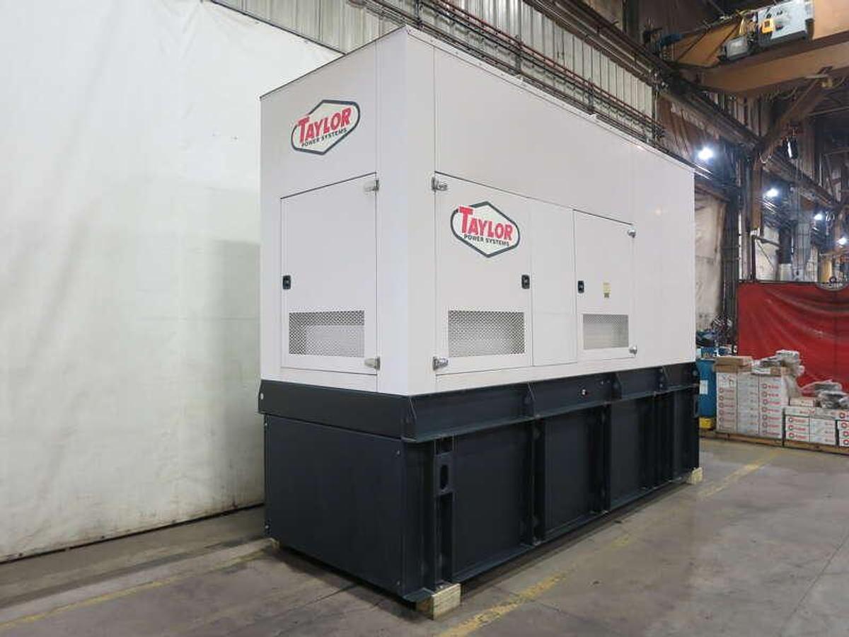 Used Used Taylor TD300 Perkins Engine Diesel Generator, 97 Hrs, EPA Tier 3  300 kW