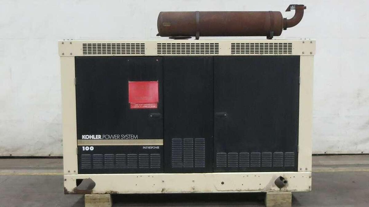 Used Used Kohler 100RZG Natural Gas / Propane Generator, 778 Hrs