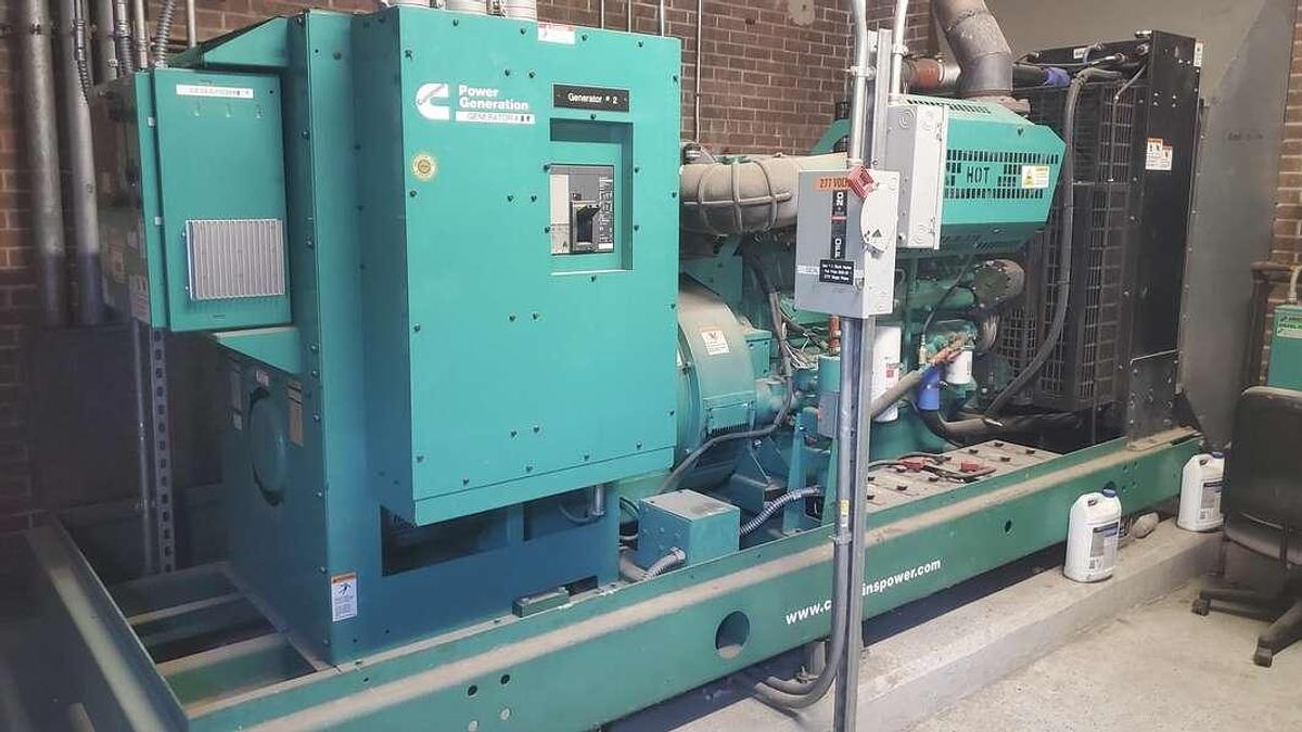 Used Used Cummins DFEK QSX15-G9 NR2 Diesel Generator 360 Hrs EPA Tier 2 500 kW