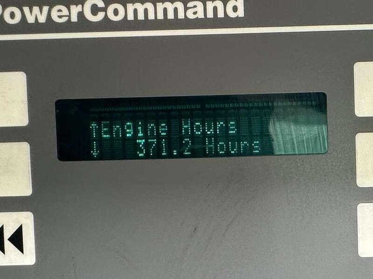 Used Cummins DFEK QSX15-G9 Diesel Generator, 371 Hrs, EPA Tier 2 500 kW