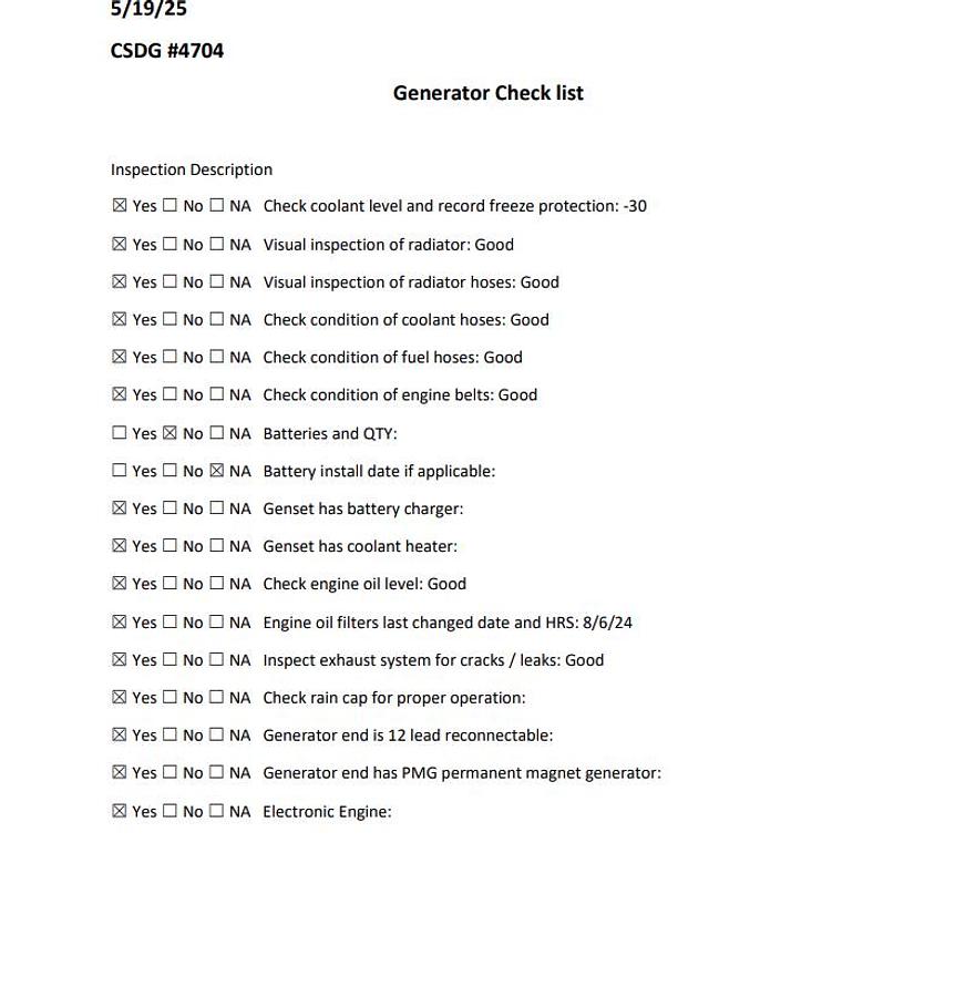 Used Used Detroit Diesel 250DSE Diesel Generator, 955 Hrs $29,900 265 kW