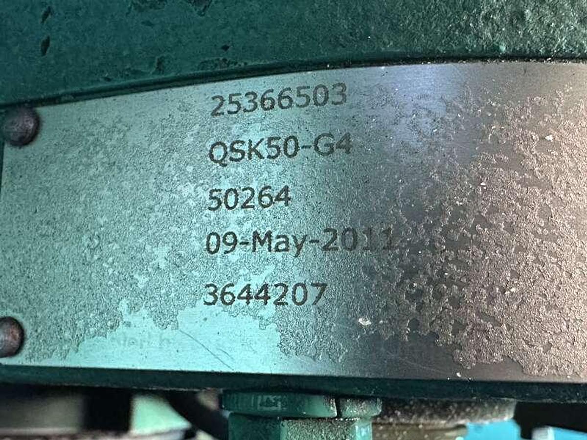 Used Used Cummins DQGAB Diesel Generator, 770 Hrs, EPA Tier 2 1500 kW