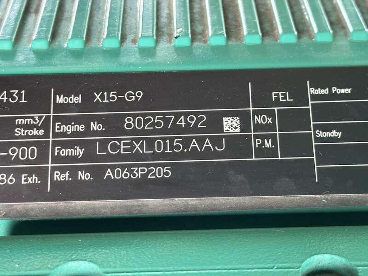 Used Used Cummins DFEJ QSX15-G9 NR2 Diesel Generator 91 Hrs EPA Tier 2 450 kW