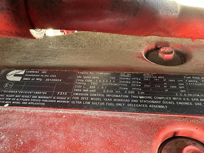 Used Used Doosan G150 Rental Grade Diesel Generator, 7979 Hrs, EPA Tier 4i, 123 KW