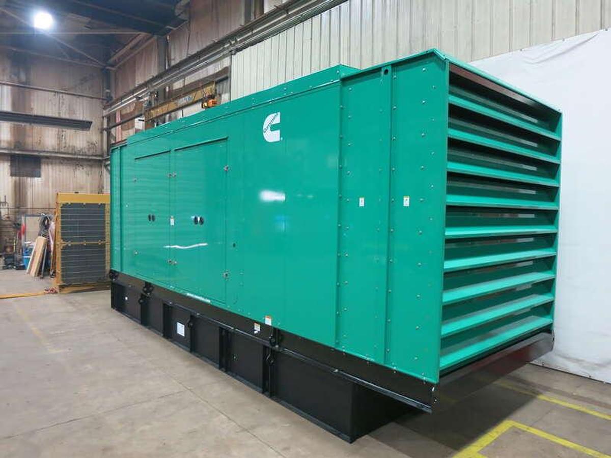 New Cummins DQFAD QST30-G5 NR2 Diesel Generator, EPA Tier 2 $349,900 1000 kW