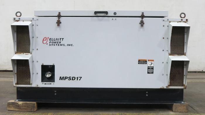 Used Used Elliott MPSD 17 Diesel Generator, 15 KW