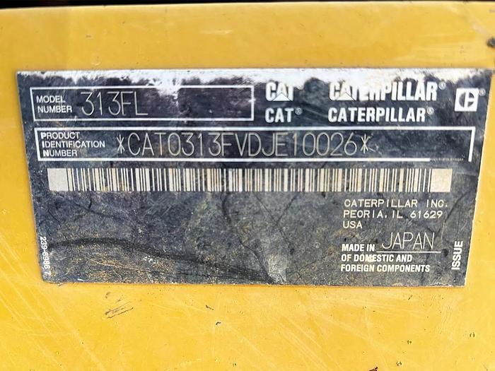 Used 2017 Caterpillar 313FL