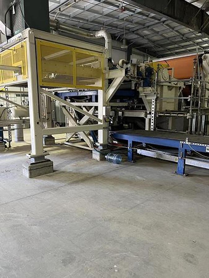 Used 2.5M PRESS TECHNOLOGIES - HYMAC WETLAP MACHINE MODEL 100 HP-SF WITH HEAVY DUTY PRESS COMPLETELY REBUILT 2018