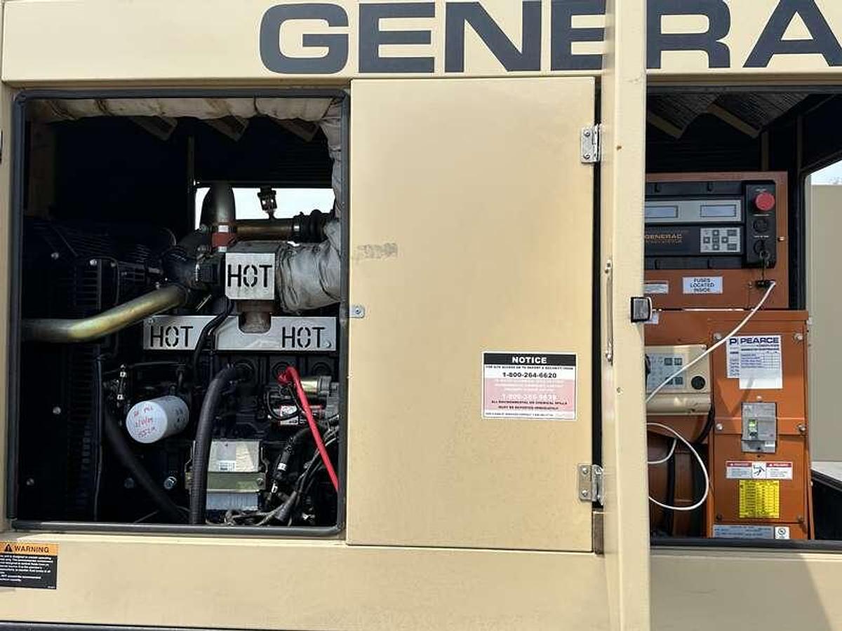 Used Used Generac SD060 Diesel Generator, 1552 Hrs Single Phase 60 kW