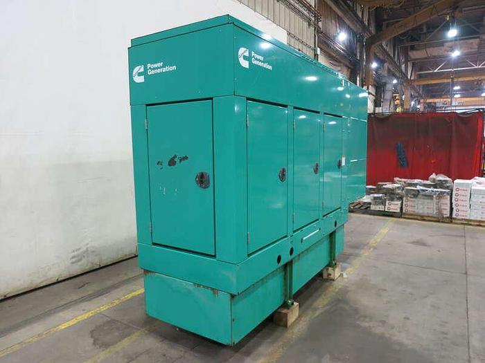 Used Cummins 230 kW standby (209 kW prime) diesel generator set, model DSHAD,