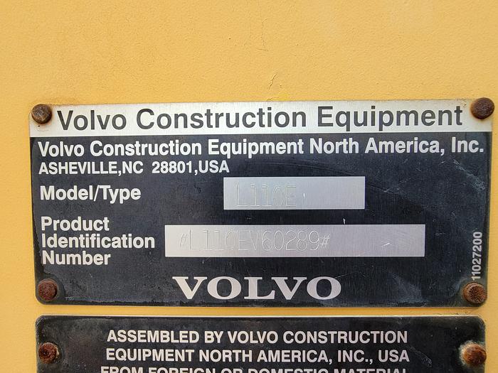 Used 2004 Volvo L110E