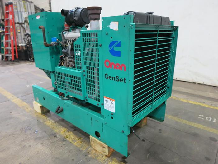 Used Used Cummins GGFD Natural Gas / Propane Generator, 375 Hrs, 35 KW