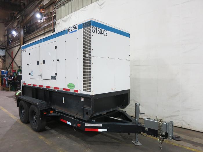 Used Used Doosan G150 Rental Grade Diesel Generator, 6670 Hrs, EPA Tier 4i, 123 KW