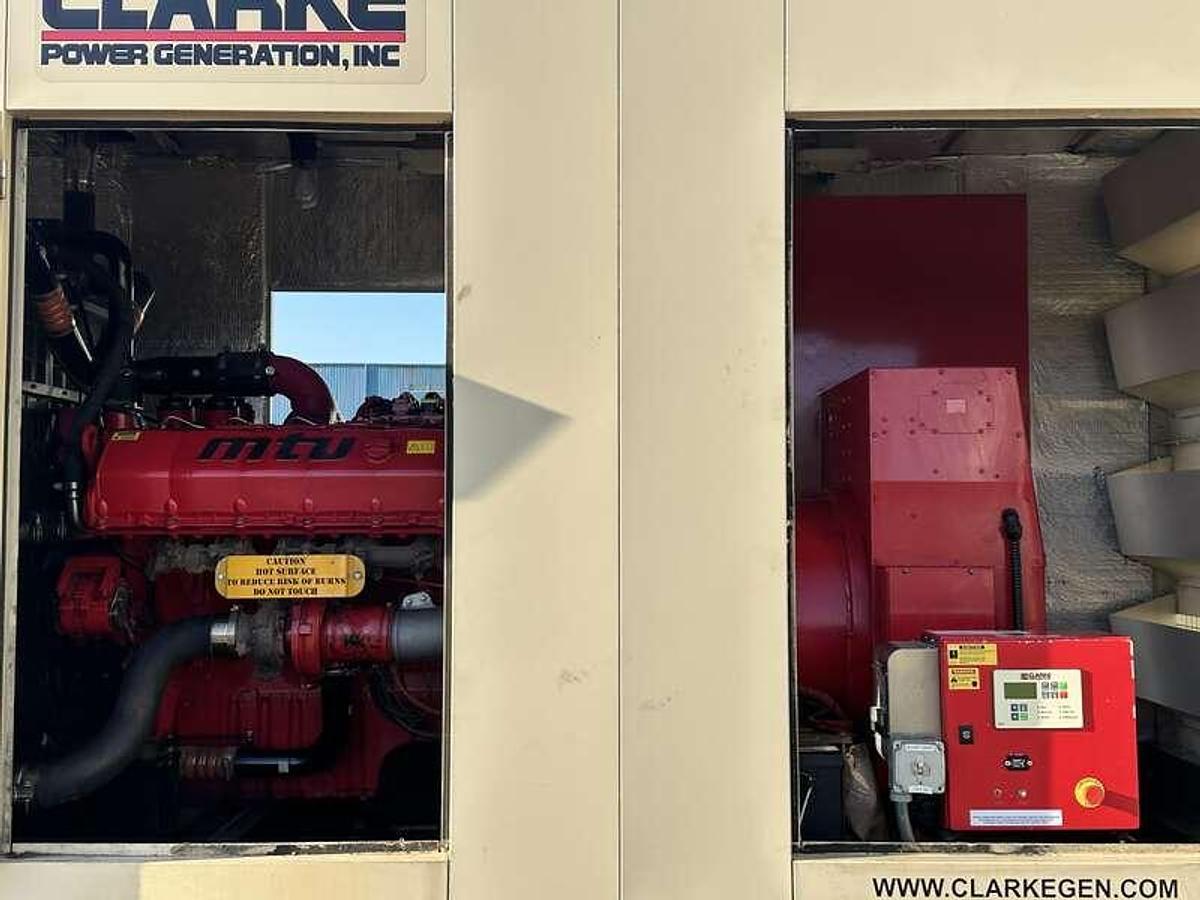 Used Used MTU DS00500 10V1600G80S Diesel Generator, 585 Hrs, EPA Tier 2  500 kW