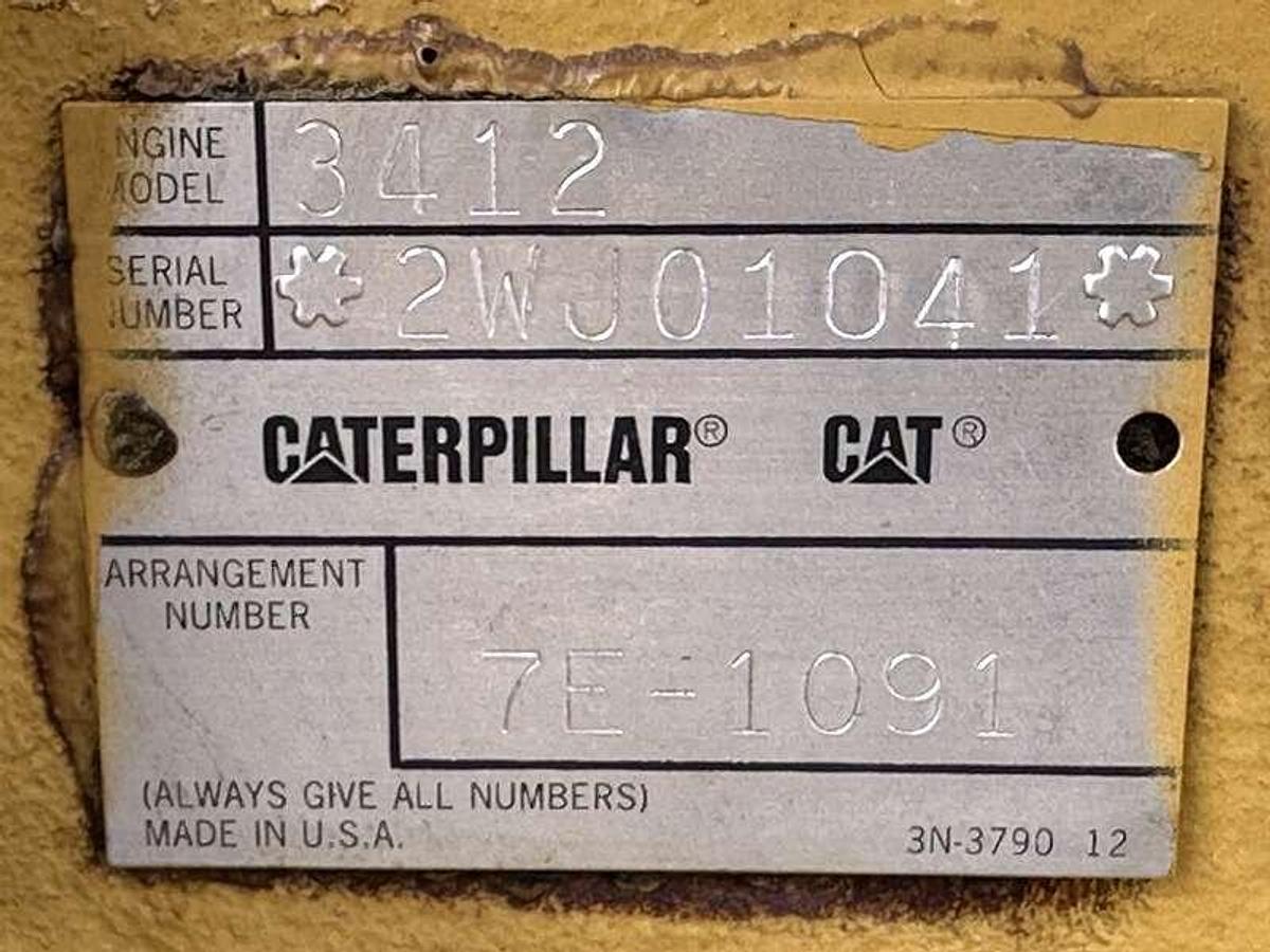 Used Used Caterpillar 3412 Diesel Generator, 1109 Hrs 800 kW