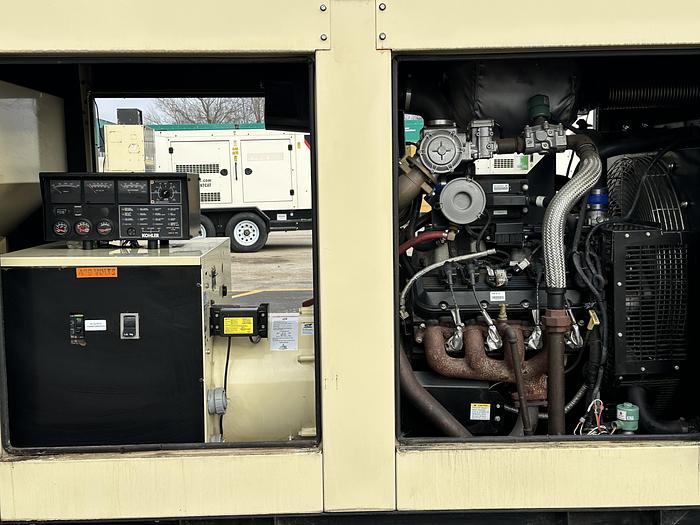 Used Used Kohler 150REZG Natural Gas / Propane Generator, 131 Hrs, 150 KW