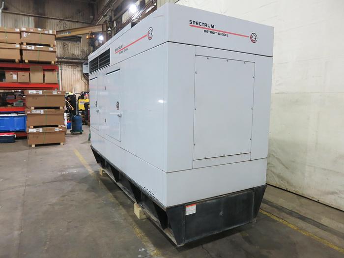 Used Used Detroit Diesel 150DS60 Series 40 7.6L Diesel Generator, 667 Hrs, 150 KW
