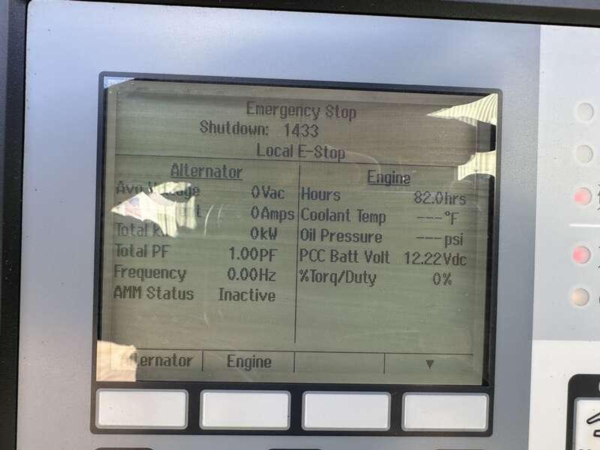 Used Used Cummins DFED KTA19-G4 Diesel Generator, 82 Hrs 500 kW