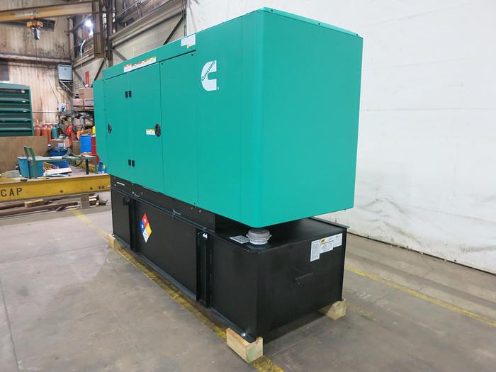 New Cummins C100D6C QSB5-G13 NR3 Diesel Generator, EPA Tier 3, 100 KW
