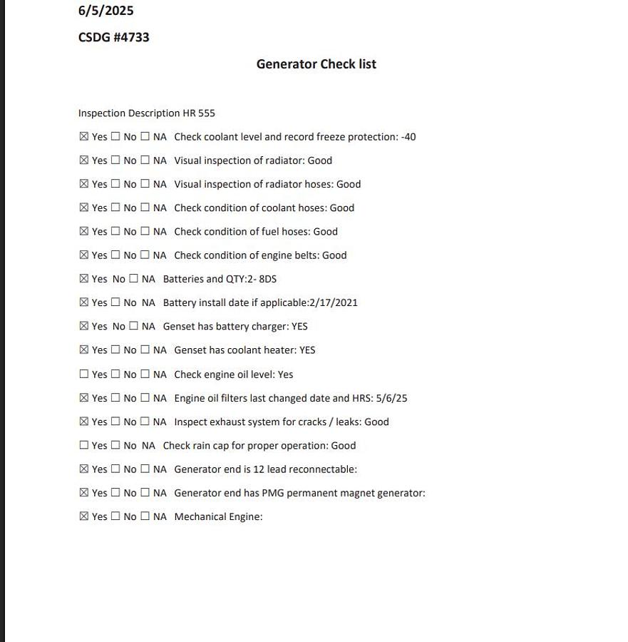 Used Used Cummins DFHA QST30-G1 Diesel Generator 554 Hrs  750 kW