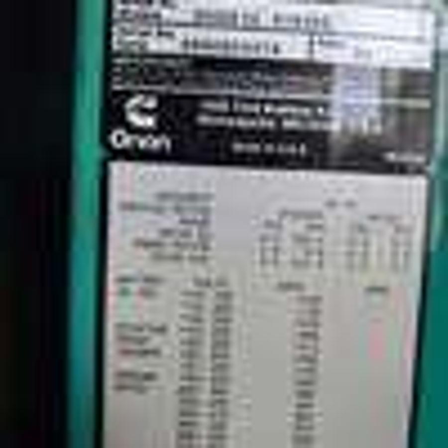 Used Used Cummins 350DFCC NTA-855-G3 Diesel Generator, 485 Hrs, 350 KW