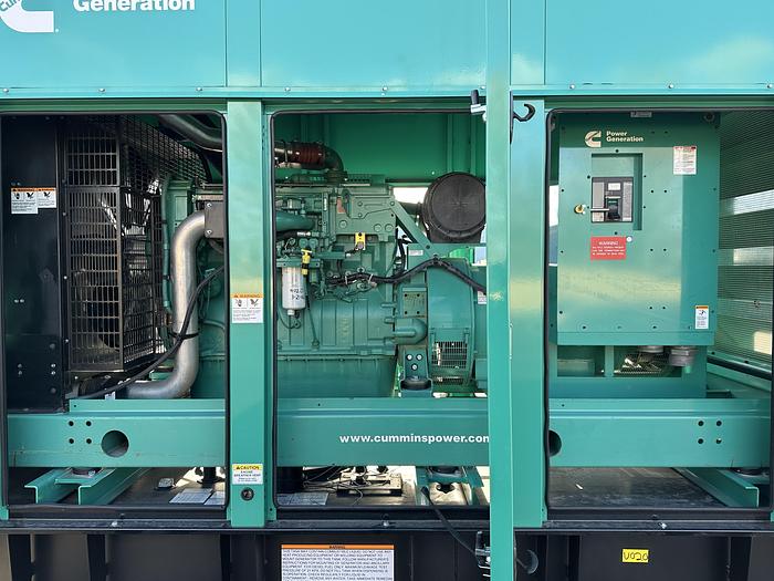 Used Used Cummins DFEJ QSX15-G9 NR2 Diesel Generator 434 Hrs EPA Tier 2, 450 KW