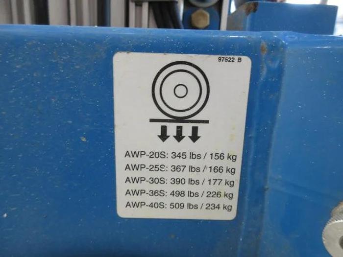 Used 2019 GENIE MODEL  AWP-30S 30’ Platform Height / 36’ Work Height