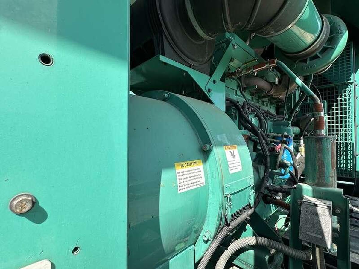 Used Cummins DFEK QSX15-G9 Diesel Generator, 371 Hrs, EPA Tier 2 500 kW