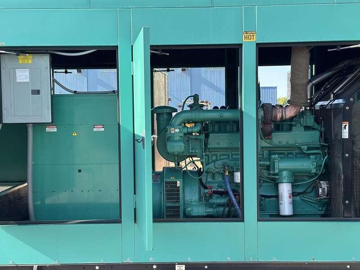Used Used Cummins GFBC GTA855-G3 Natural Gas Generator, 124 Hrs 250 kW