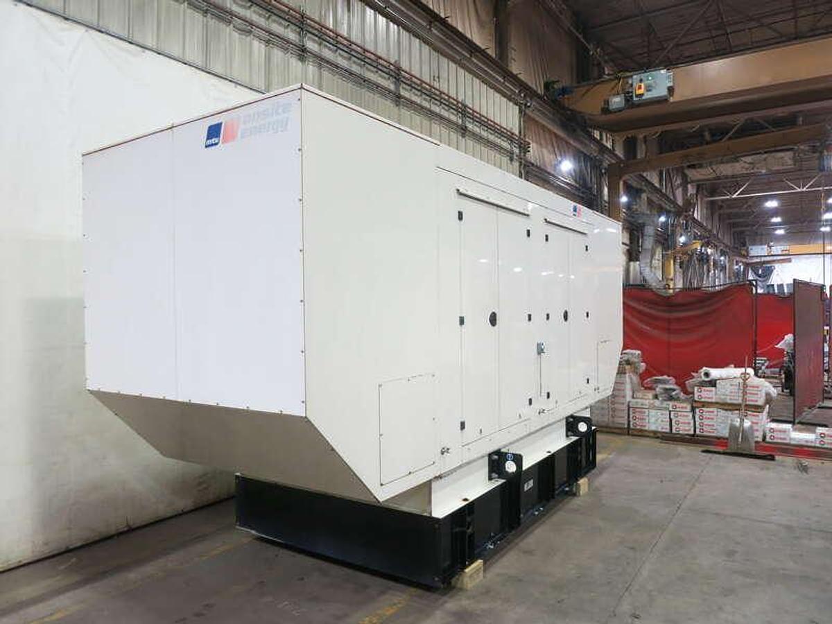 Used Used MTU DS400 MTU 8V1600G80S Diesel Generator, 27 Hrs, EPA Tier 3  400 kW