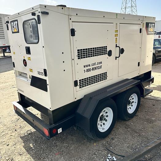 Used Used Caterpillar XQ125 Rental Grade Diesel Generator 5487 Hrs EPA Tier 4F, 110 KW