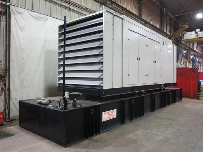 New Cummins DQFAD QST30-G5 NR2 Diesel Generator, EPA Tier 2, 1000 KW