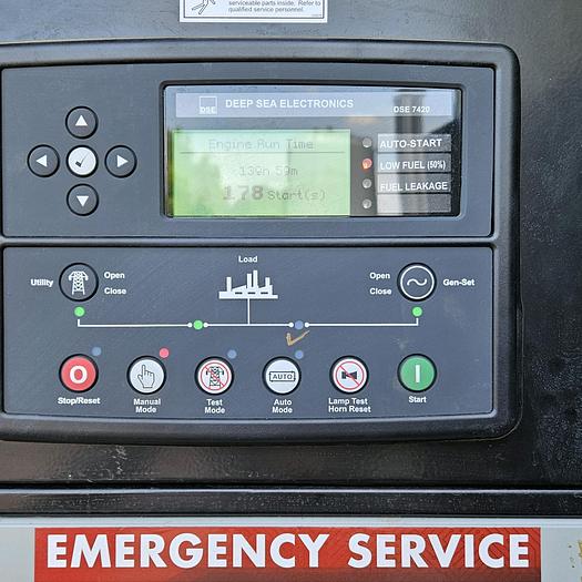 Used Used Gillette SPMD-2800-3-4-2 Diesel Generator,  140 Hrs, EPA Tier 3, 280 KW