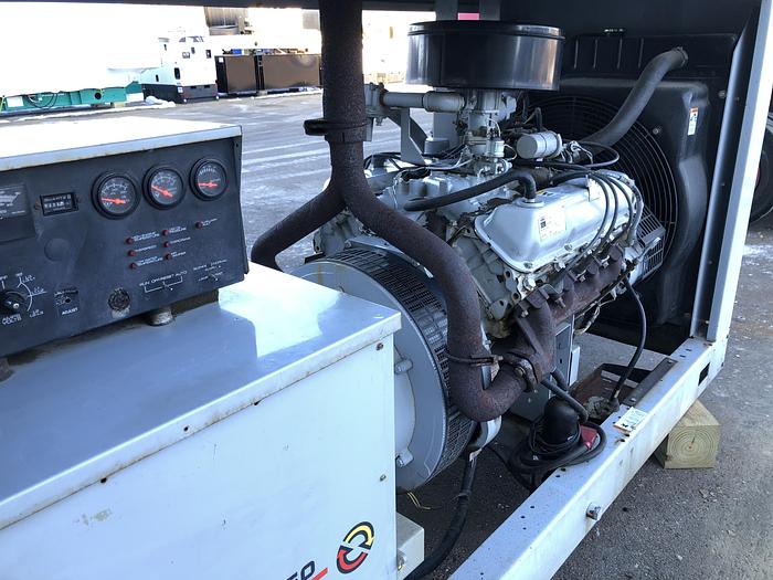 Used Used Detroit Diesel 50GS Natural Gas / Propane Generator 446 Hrs Single Phase, 49 KW